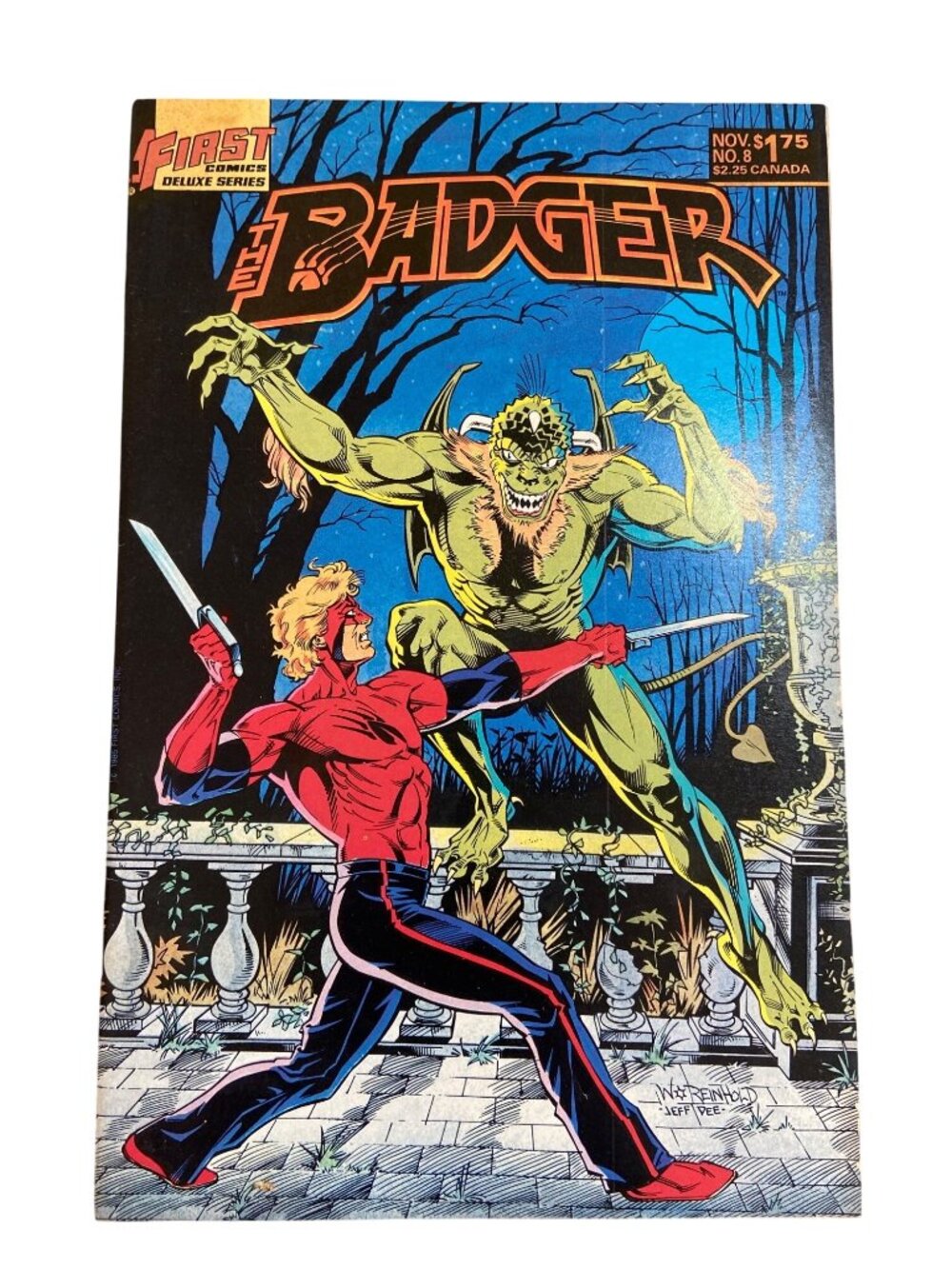 The Badger #8 1985 First Comics Deluxe Series Copper Age Indie VF Comic